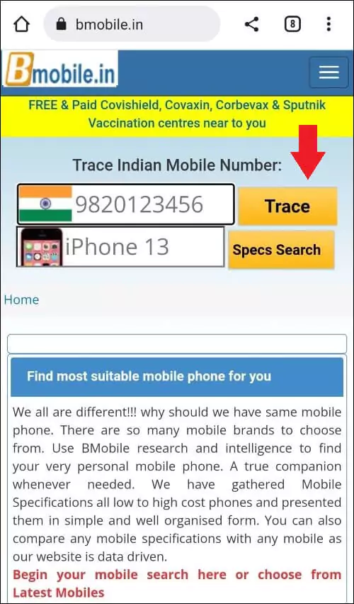 How To Find Location Of A Mobile Number