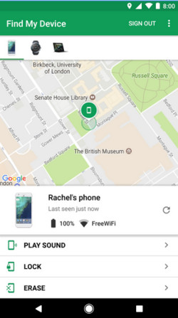 Phone Location Track