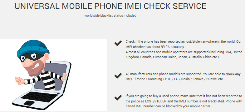 IMEI Pro Check service