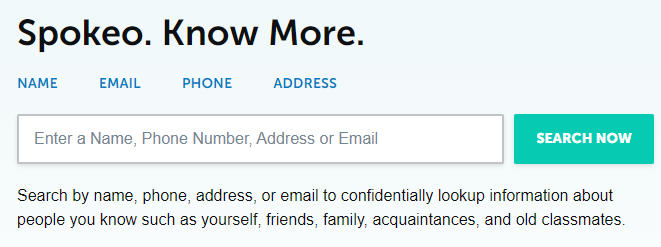 Spokeo website