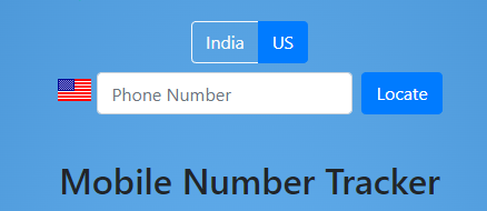 Mobile Number Tracker website