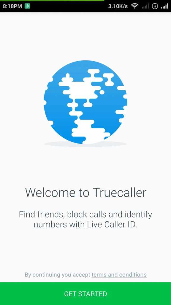 Using True Caller on Android