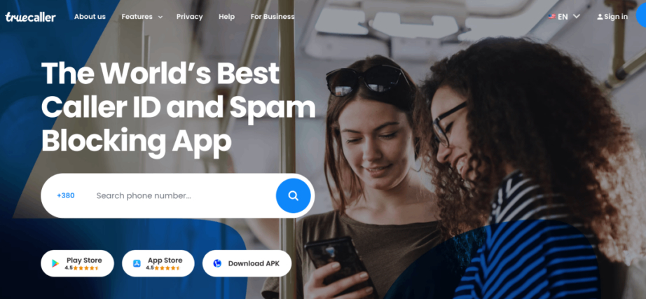 Truecaller apps
