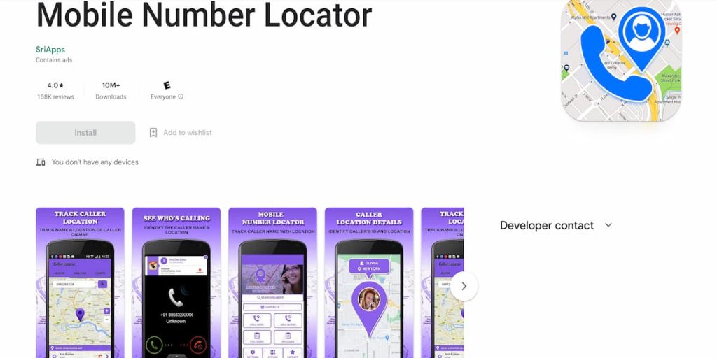 Mobile Number Locator apps