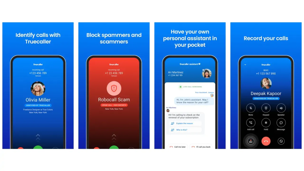 Truecaller apps