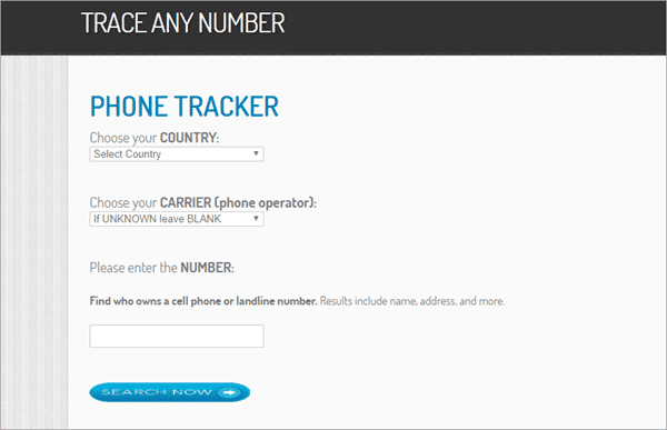 Online GPS Phone Tracker