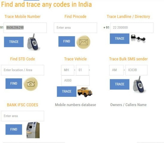 Trace Mobile Location With Address