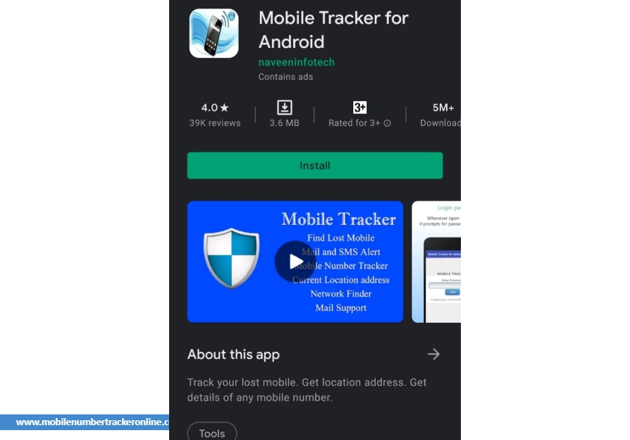 Mobile Tracker for Android